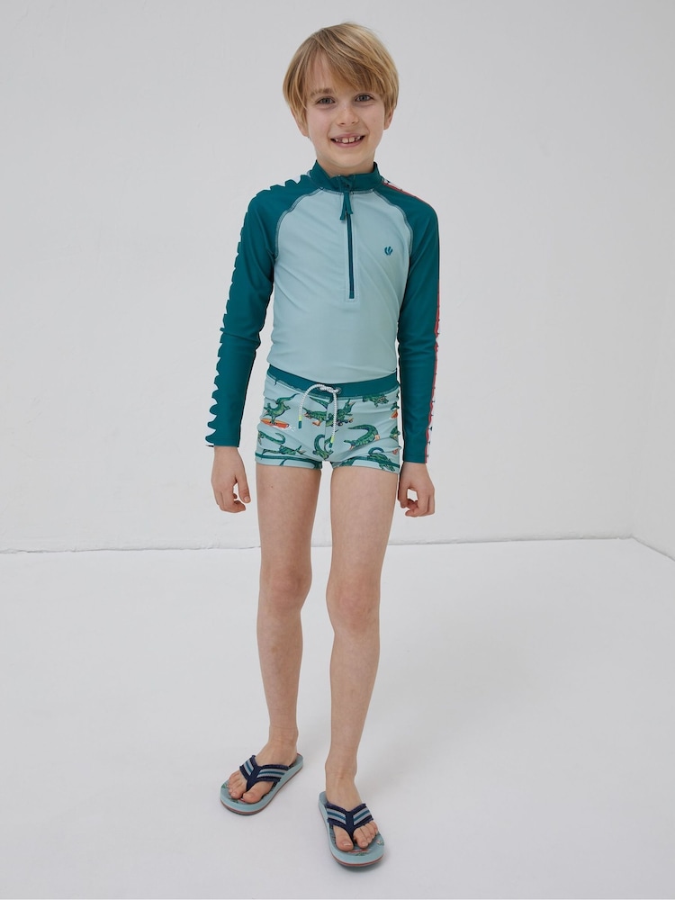 FatFace Carter Crocodile Trunks - Изображение 1 из 4