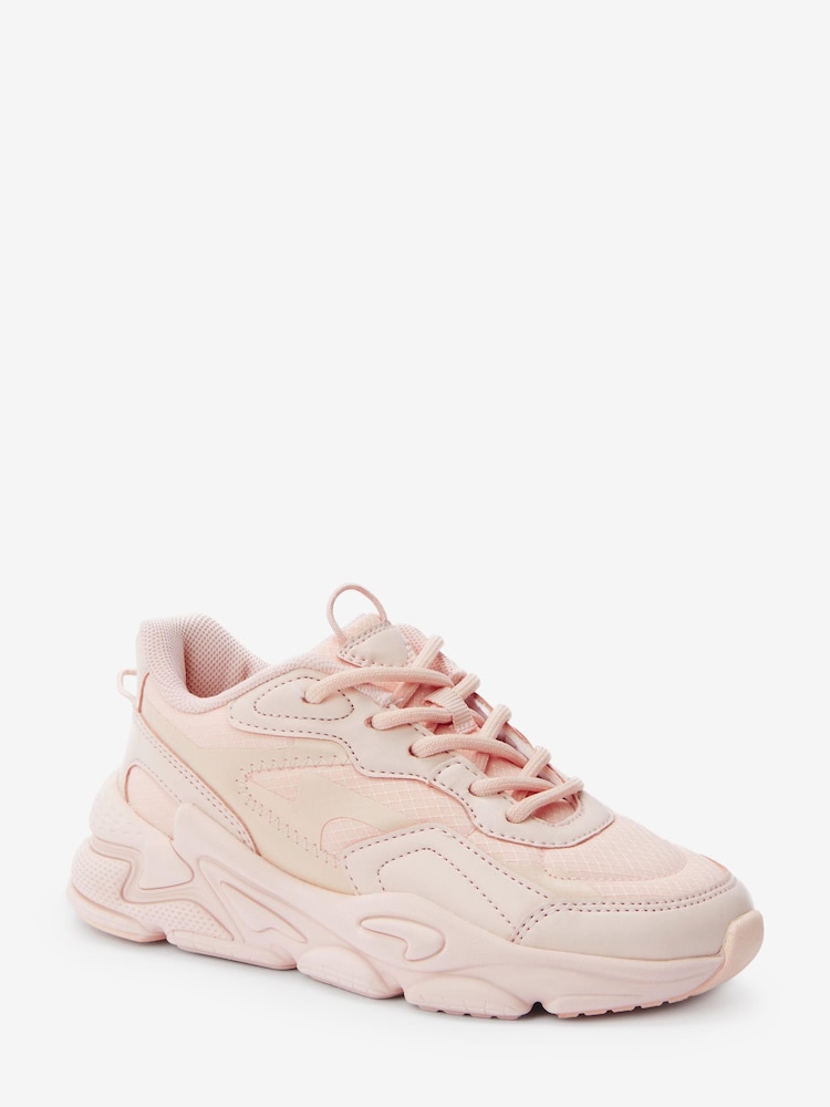 Nude Pink Chunky Trainers - Image 2 of 5