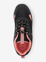 Black/Coral Standard Fit (F) Lace-Up Trainers - Image 3 of 6