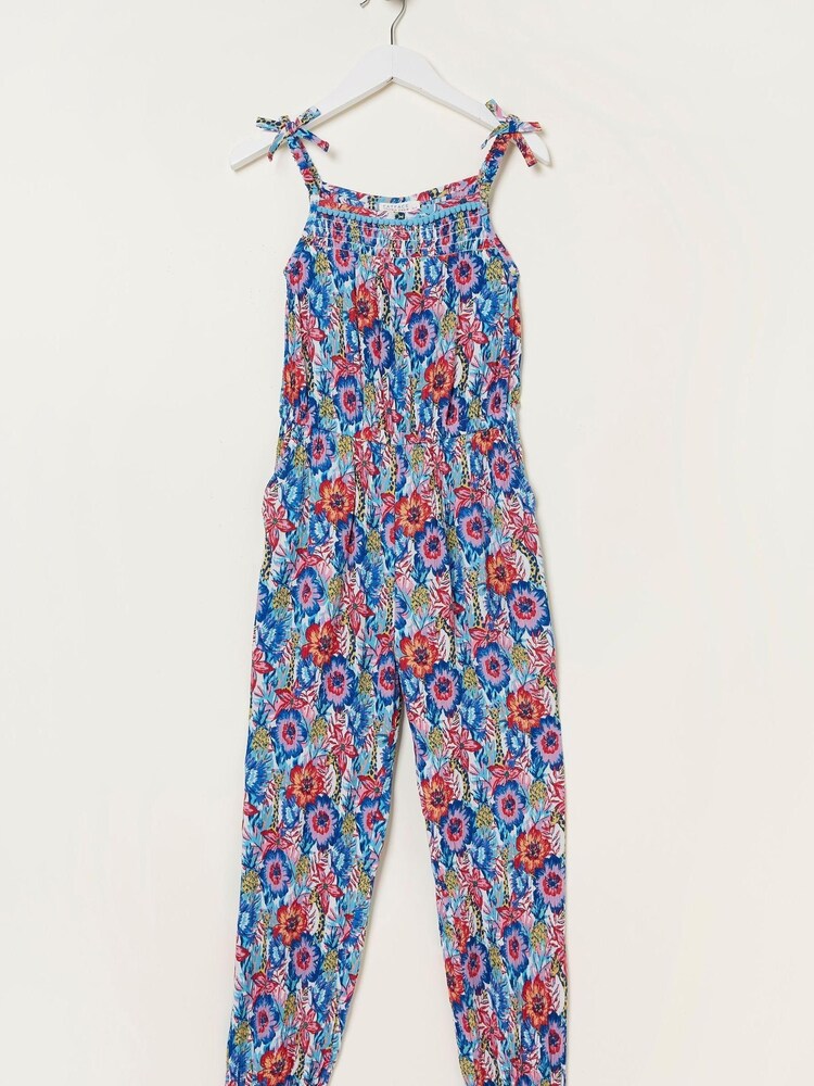 FatFace Pink Tropical Print Jumpsuit - Image 4 of 4