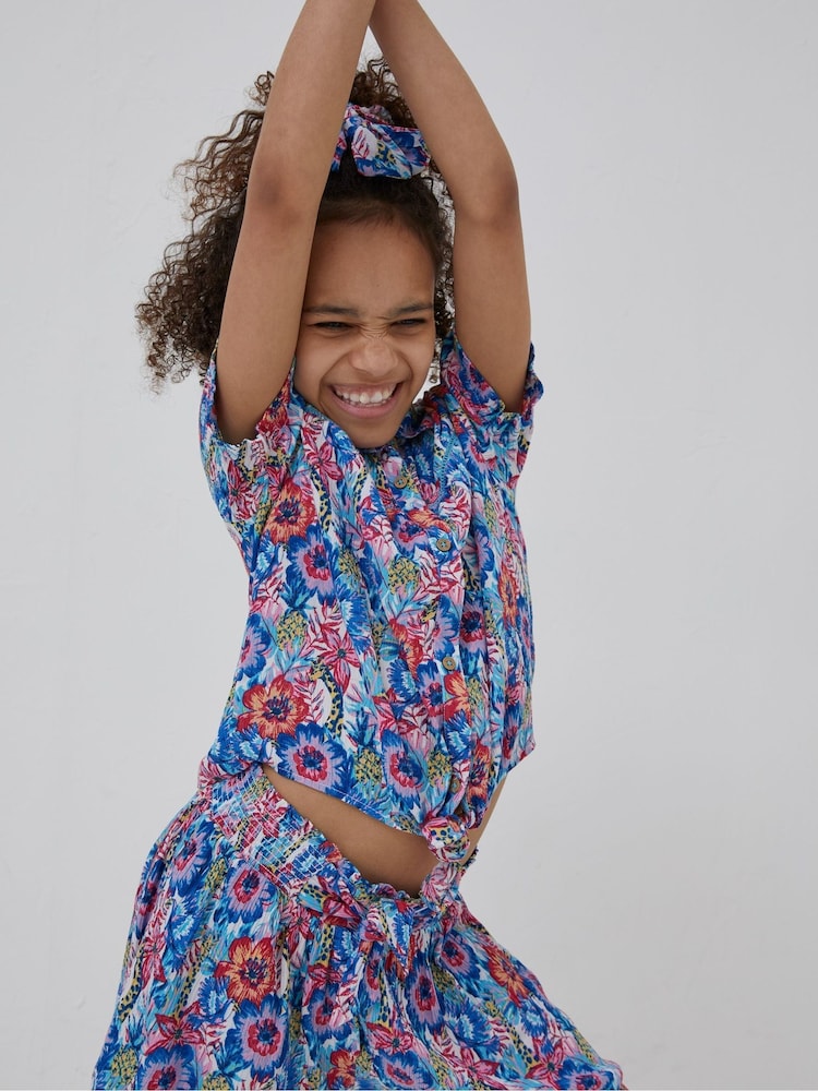 FatFace Pink Tropical Print Shirt - Image 1 of 4
