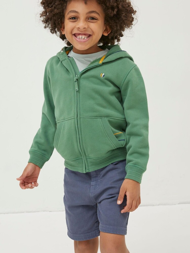 FatFace Saltwater Croc Zip Hoodie - Изображение 1 из 5
