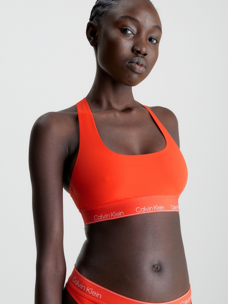 Calvin Klein Red Modern Performance Bralette - Image 1 of 5