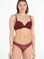 Calvin Klein string rouge en dentelle - Image 1 of 6