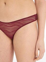 Calvin Klein string rouge en dentelle - Image 3 of 6