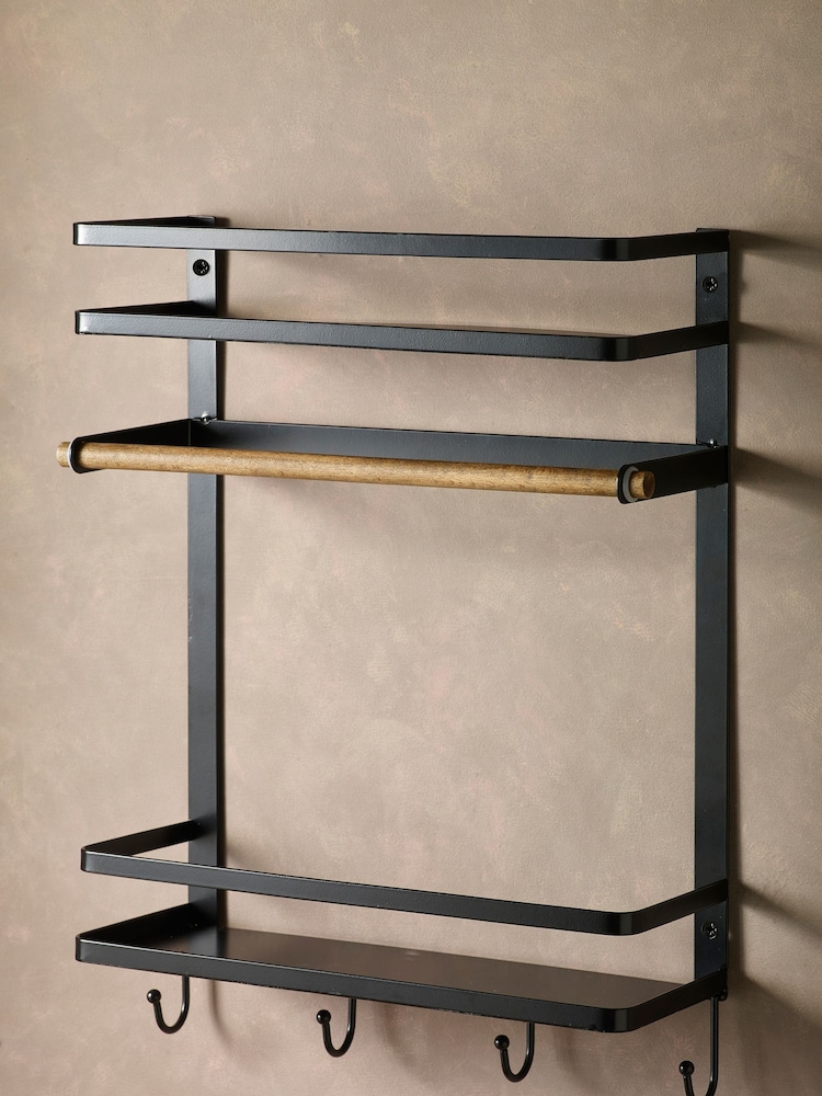 Black Bronx Kitchen Wall Storage - Image 2 of 3