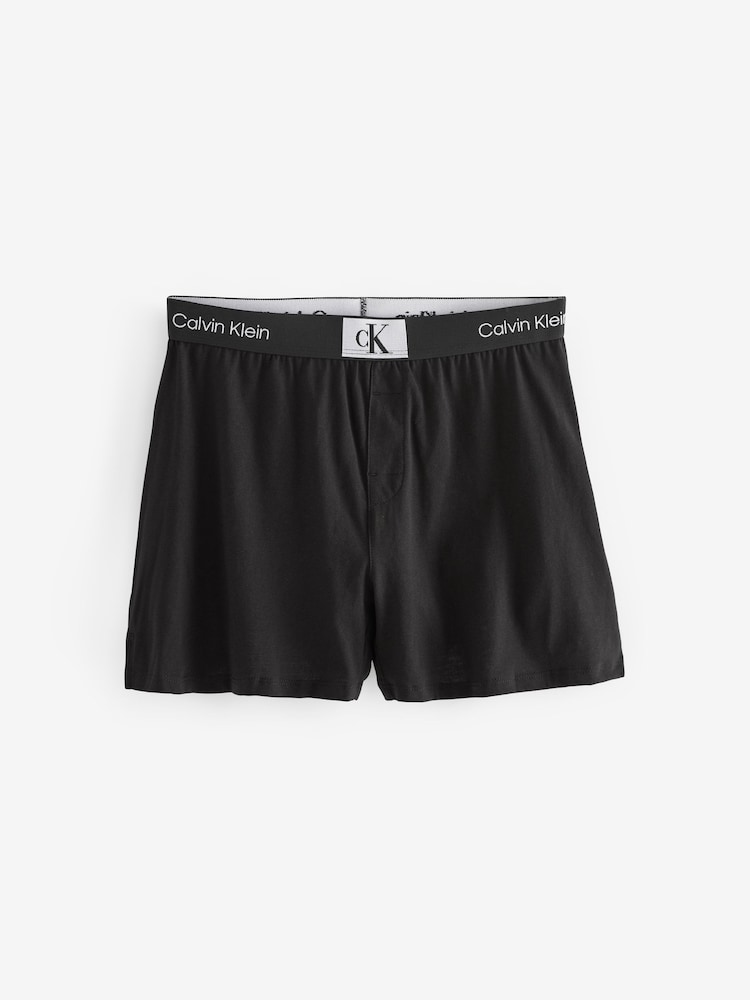Calvin Klein Black Sleep Shorts - Image 5 of 5