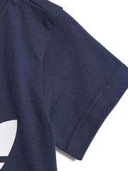 Conjunto de pantalones cortos y camiseta de algodón 100 % con diseño de trébol para bebé de adidas Originals - Imagen 5 de 5