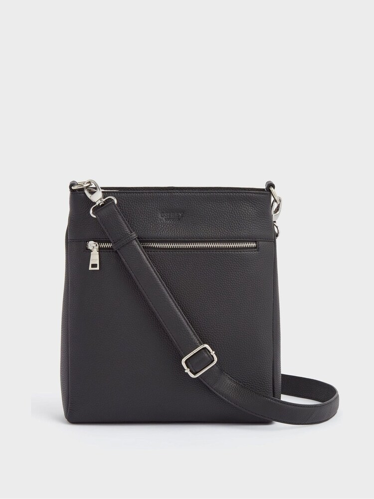 OSPREY LONDON The Ellie Leather Cross-Body Shoulder Bag - Image 1 of 5