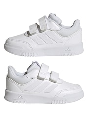 Blanc - adidas Black Tensaur Sport Hook and Loop Trainers - Image 5 de 9