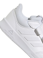 Blanc - adidas Black Tensaur Sport Hook and Loop Trainers - Image 8 de 9