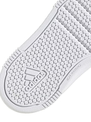 Blanc - adidas Black Tensaur Sport Hook and Loop Trainers - Image 9 de 9