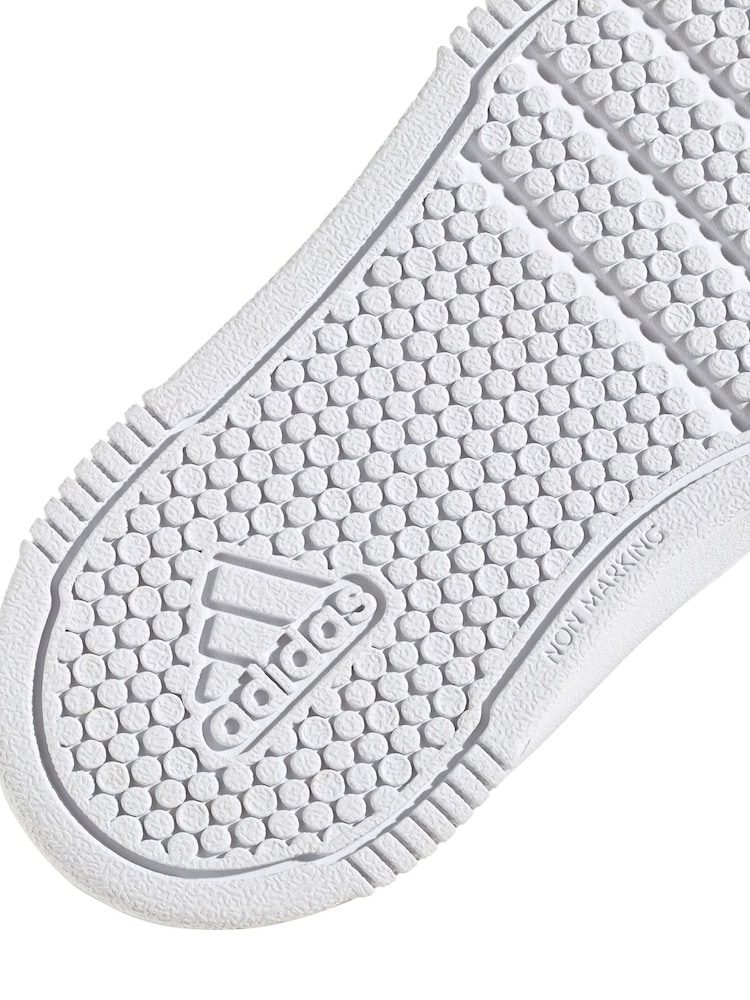 Blanc - adidas Black Tensaur Sport Hook and Loop Trainers - Image 9 de 9