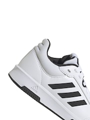 adidas White/Black Tensaur Sport Lace Up Trainers - Image 9 of 9