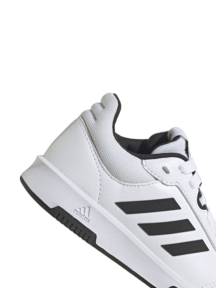 adidas White/Black Tensaur Sport Lace Up Trainers - Image 9 of 9