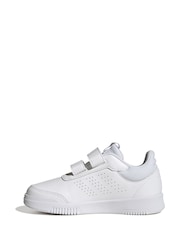 Blanco - Zapatillas deportivas con cierre de velcro Tensaur de adidas - Imagen 2 de 9