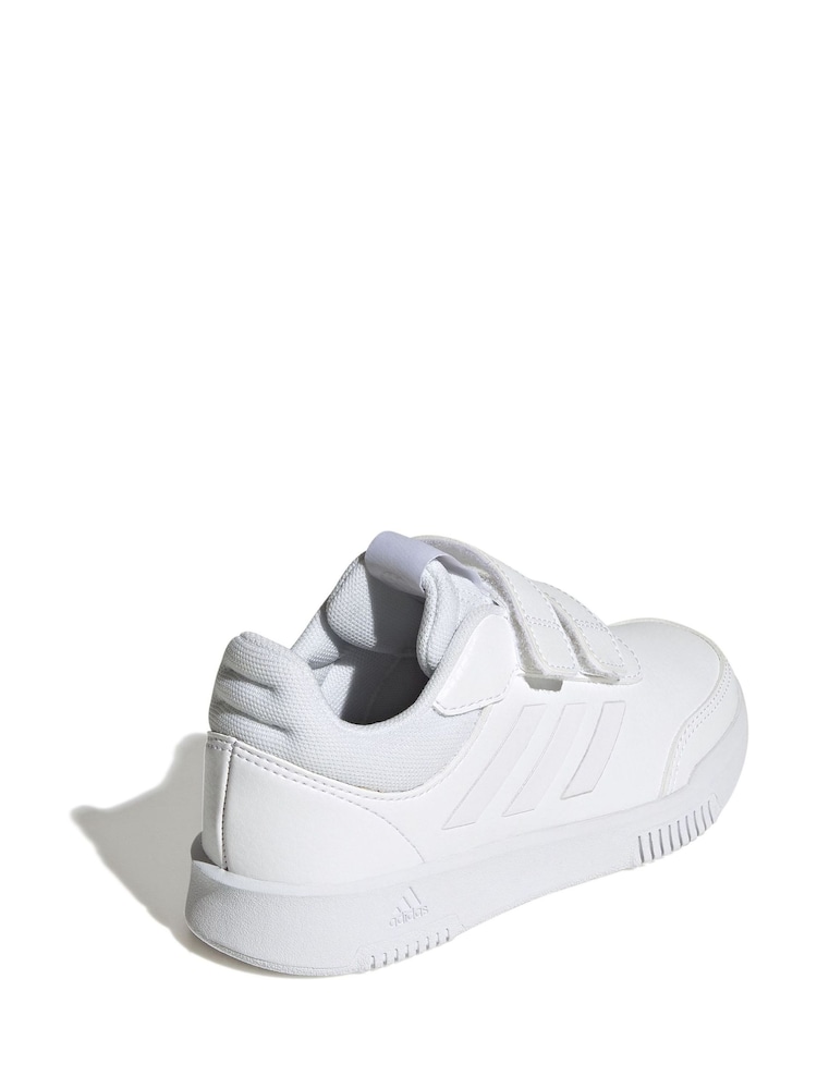 Adidas White Hook and Loop Tensaur Sport Trainers - Image 4 of 9