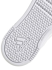 Blanco - Zapatillas deportivas con cierre de velcro Tensaur de adidas - Imagen 9 de 9