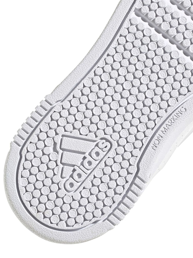 Blanco - Zapatillas deportivas con cierre de velcro Tensaur de adidas - Imagen 9 de 9