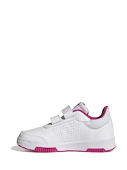 Blanco/rosa - adidas Tensaur Hook and Loop Trainers - Imagen 5 de 9
