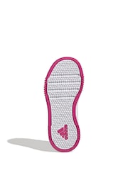 Blanco/rosa - adidas Tensaur Hook and Loop Trainers - Imagen 6 de 9