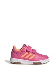 adidas Pink/Orange Kids Sportswear Tensaur Hook And Loop Trainers - Image 1 of 8