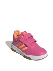 adidas Pink/Orange Kids Sportswear Tensaur Hook And Loop Trainers - Image 3 of 8