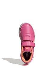 adidas Pink/Orange Kids Sportswear Tensaur Hook And Loop Trainers - Image 6 of 8