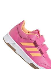 adidas Pink/Orange Kids Sportswear Tensaur Hook And Loop Trainers - Image 8 of 8