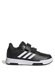Adidas Black/White Hook and Loop Tensaur Sport Trainers - Image 1 of 9