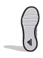 Adidas Black/White Hook and Loop Tensaur Sport Trainers - Image 7 of 9