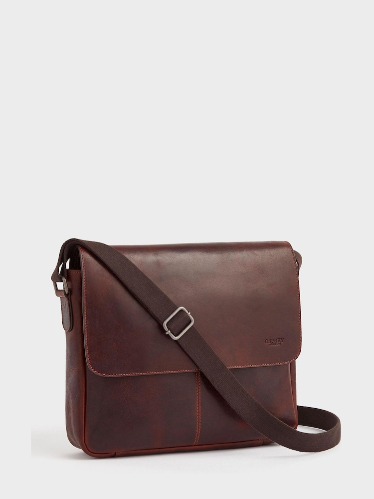 Braun - Osprey London The Brooks Grosse Umhängetasche - Image 3 of 5