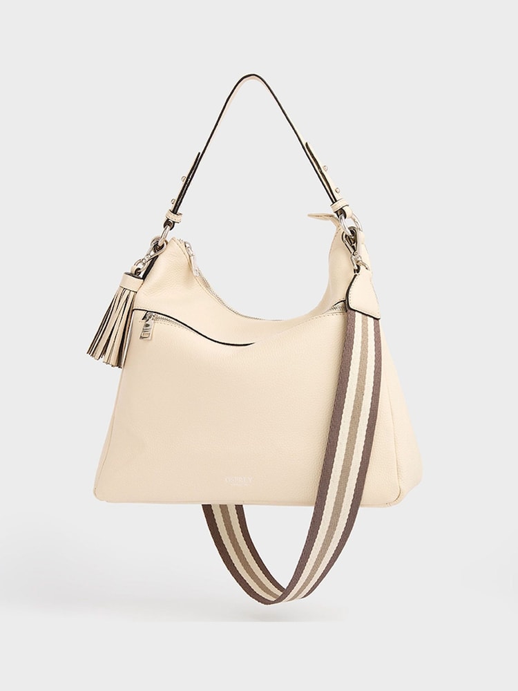 Natural - Geantă hobo din piele Osprey London The Stella - Imaginea 1 din 5