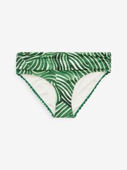 Grün, abstrakt - Mint Velvet Bauchformende Bikinihose - Bild 3 von 3