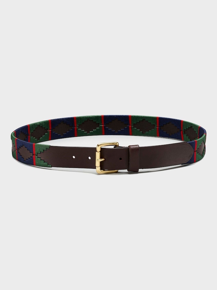 OSPREY LONDON The Mendoza 3.5cm Leather Jeans Belt - Image 2 of 3