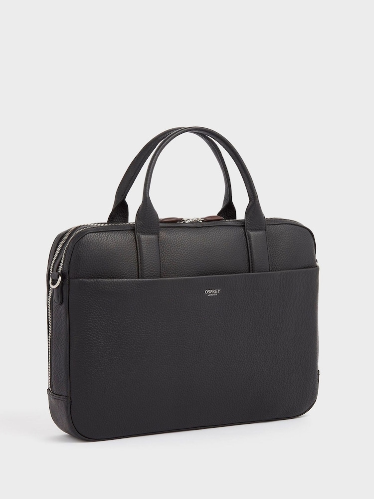 OSPREY LONDON The Chiswick Leather Laptop Bag - Image 3 of 6