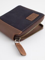 Navy Blue Zip-Around Wallet - Image 2 of 4