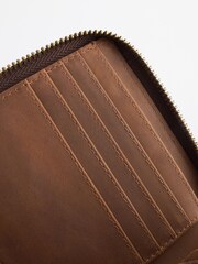 Navy Blue Zip-Around Wallet - Image 4 of 4