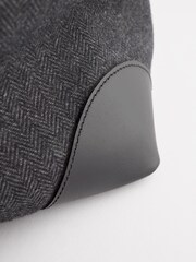 Black Herringbone Tweed Holdall - Image 10 of 10