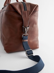 Brown Leather Holdall Bag - Image 7 of 7