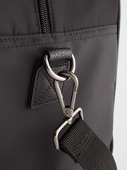 Black Nylon Holdall Luggage Bag - Image 6 of 10