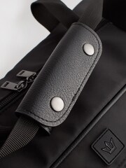 Black Nylon Holdall Luggage Bag - Image 9 of 10