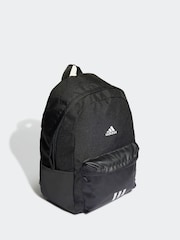 adidas Black Classic Badge of Sport 3-Stripes Backpack - Image 3 of 6