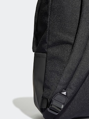 adidas Black Classic Badge of Sport 3-Stripes Backpack - Image 5 of 6