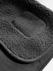 Charcoal Grey Teddy Baby Cosy Fleece Borg Jacket - Image 5 of 6