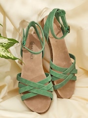 FatFace Green Beth Sandals - Image 3 of 3