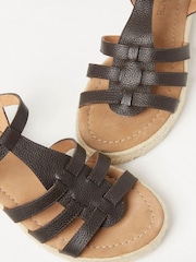 FatFace Brown Cage Adira Espadrille Sandals - Image 4 of 4