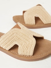 FatFace Natural Larissa Crochet Sandals - Image 6 of 6