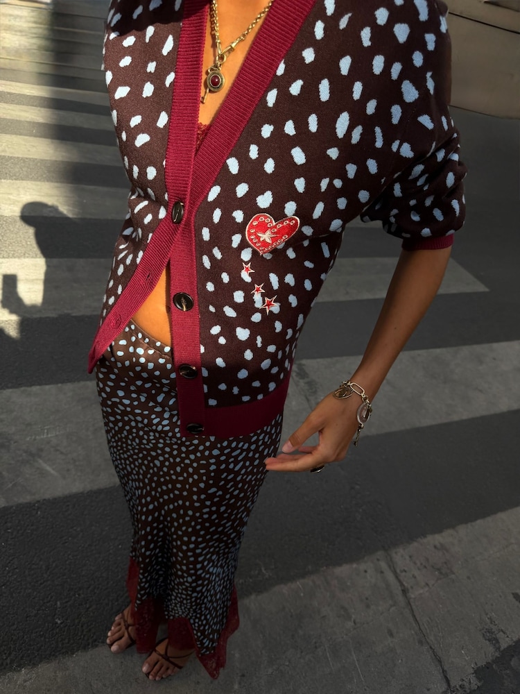 Never Fully Dressed Brown Deer Cardigan - Image 1 of 4