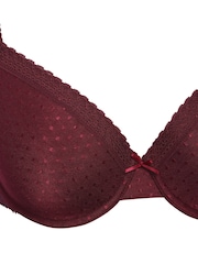 Anya Madsen Red Pretty Square Underwire Padded Bra - Image 4 of 4